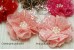 Selina Chiffon flower "Pattern" - Medium (6.5cm), Pack of 3